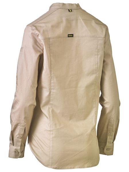 WOMENS STRETCH V-NECK CLOSED FRONT SHIRT PRODUCT CODE: BLC6063