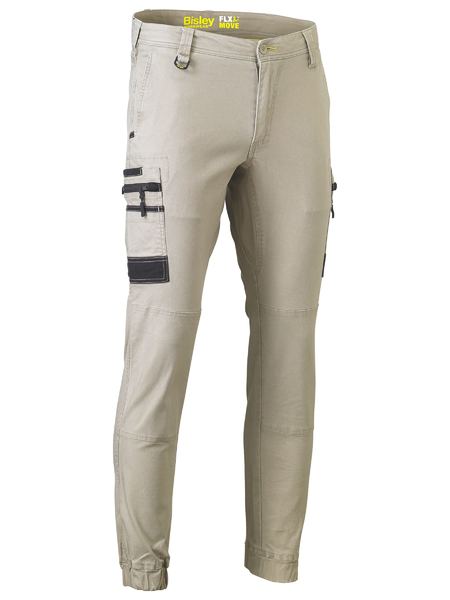 FLX AND MOVE™ STRETCH CARGO CUFFED PANTS