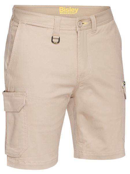 BISLEY STRETCH COTTON DRILL CARGO SHORT