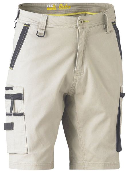 FLX & MOVE™ STRETCH UTILITY ZIP CARGO SHORT
