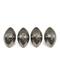Men's Republic Footy Ball Ice Cubes - 4 Pieces Stainless Steel
