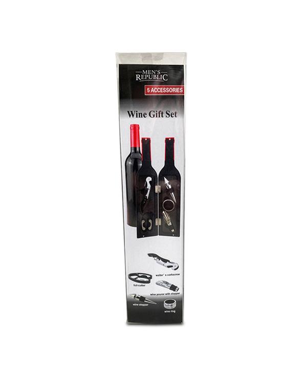 Men's Republic - Wine Tool Gift Set - 5 pcs in Bottle