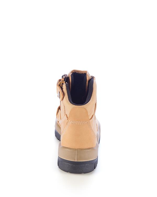 Mongrel Hi Leg Zipsider Safety Boot - Wheat
