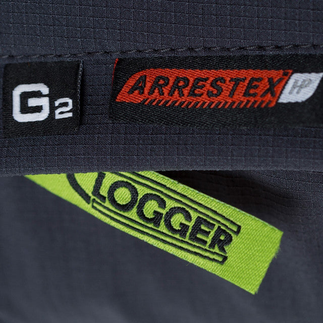 CLOGGER Zero Gen2 Light and Cool Men's Chainsaw Pants - Grey/Green