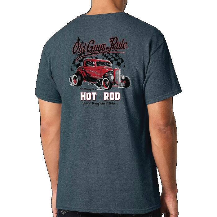 OLD GUYS RULE HOT ROD TEE SHIRT