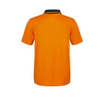 Work Craft HI VIS TWO TONE SHORT SLEEVE MICROMESH POLO WITH POCKET