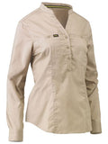 WOMENS STRETCH V-NECK CLOSED FRONT SHIRT PRODUCT CODE: BLC6063
