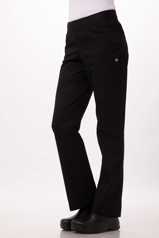 CHEF WORKS LIGHTWEIGHT WOMENS SLIM CHEF PANTS