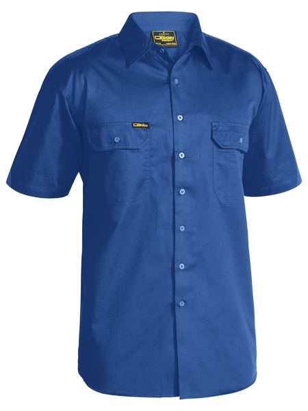 BISLEY COOL LIGHTWEIGHT DRILL SHIRT - SHORT SLEEVE