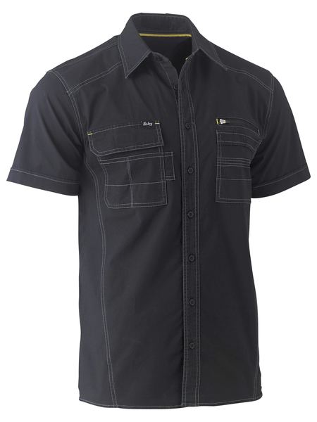 BISLEY FLEX & MOVE™ UTILITY WORK SHIRT - SHORT SLEEVE