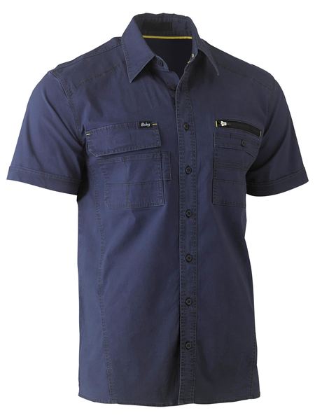 BISLEY FLEX & MOVE™ UTILITY WORK SHIRT - SHORT SLEEVE