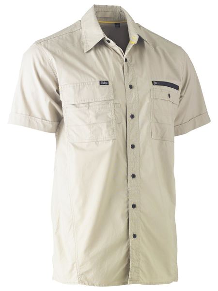 BISLEY FLEX & MOVE™ UTILITY WORK SHIRT - SHORT SLEEVE